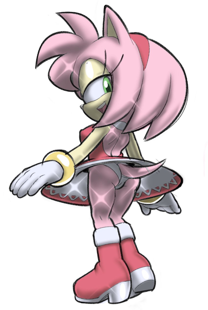 1girls amy_rose hotred rockthebull sonic_(series) tagme