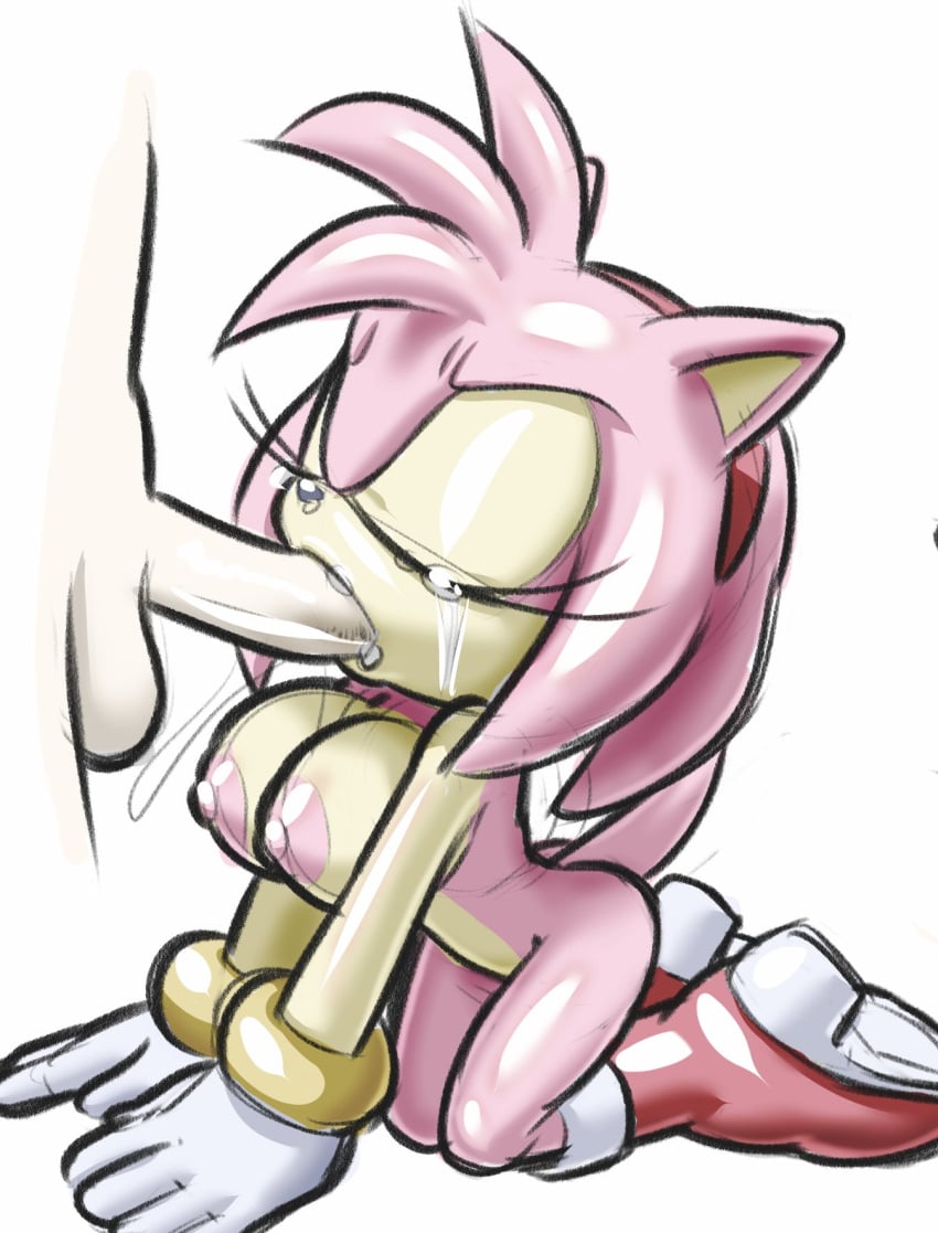 1girls amy_rose hotred rockthebull sonic_(series) tagme