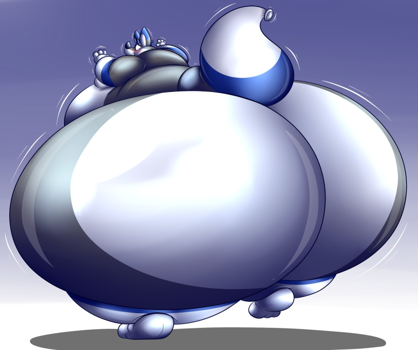 anthro big_ass bubble_butt colossal_ass gigantic_ass huge_ass hyper_ass inflation shindenwolf tagme