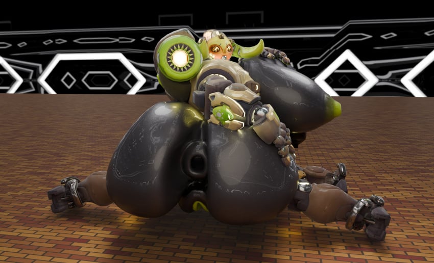 african_robot anus female huge_ass huge_breasts mooseyoung4 orisa overwatch overwatch_2 pussy robot robot_girl splits