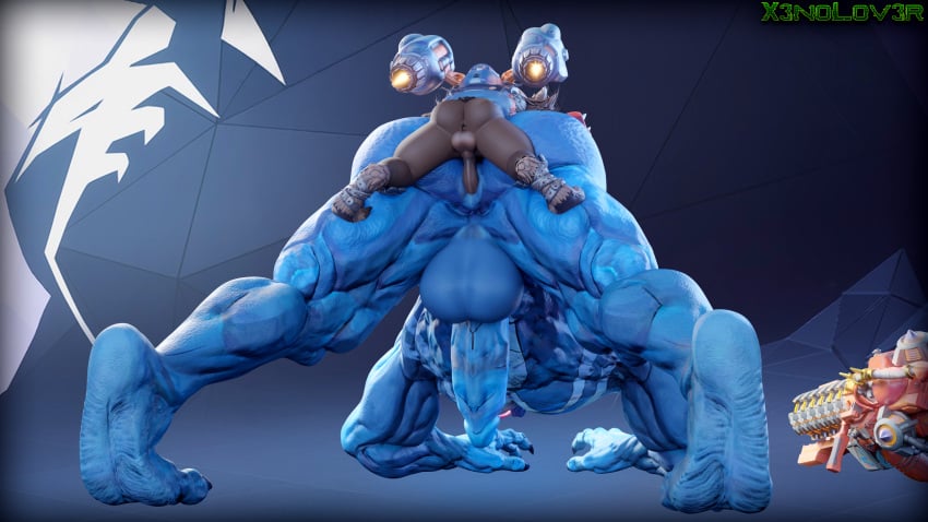 16:9 3d_(artwork) 4k absurd_res alien alien_humanoid all_fours anal anal_sex anthro anthro_penetrating anthro_penetrating_humanoid anus ass ass_up balls big_balls big_butt big_muscles big_penis blender_(artwork) blue_body bottomless bottomless_anthro brown_body brown_fur clothed clothed/nude clothing digital_media_(artwork) duo emblem erection from_behind_position fur genitals guardians_of_the_galaxy gun hi_res humanoid humanoid_genitalia humanoid_on_anthro humanoid_penetrated humanoid_penis jack-o'_pose jet_pack male male/male male_penetrated male_penetrating male_penetrating_male mammal marvel marvel_rivals muscular nude penetration penile penile_penetration penis penis_in_ass perching_position pose procyonid raccoon ranged_weapon rear_view rocket_raccoon sex size_difference symbiote thekidxeno venom_(marvel) weapon widescreen