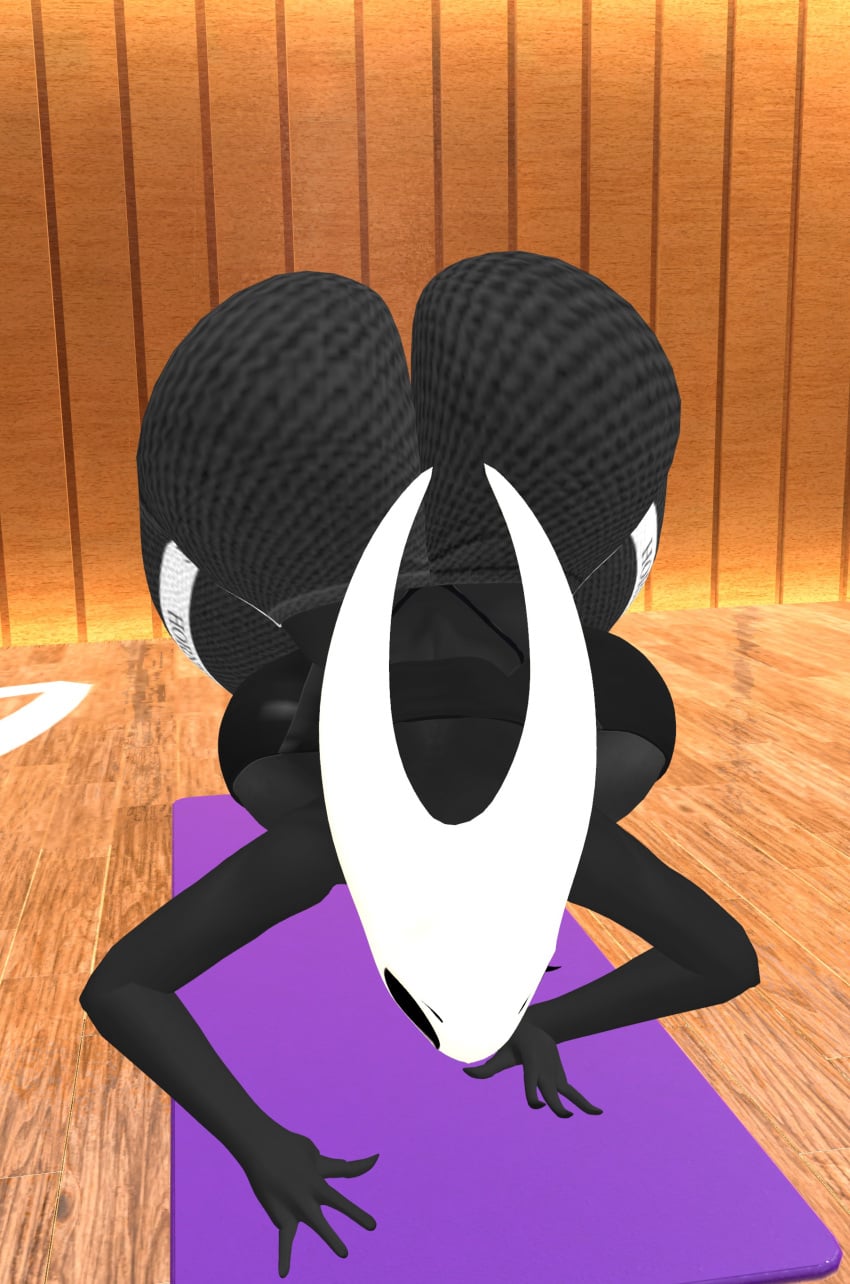 hollow_knight:_silksong hornet_(hollow_knight) team_cherry thicc vrchat vrchat_avatar yoga_mat yoga_pants