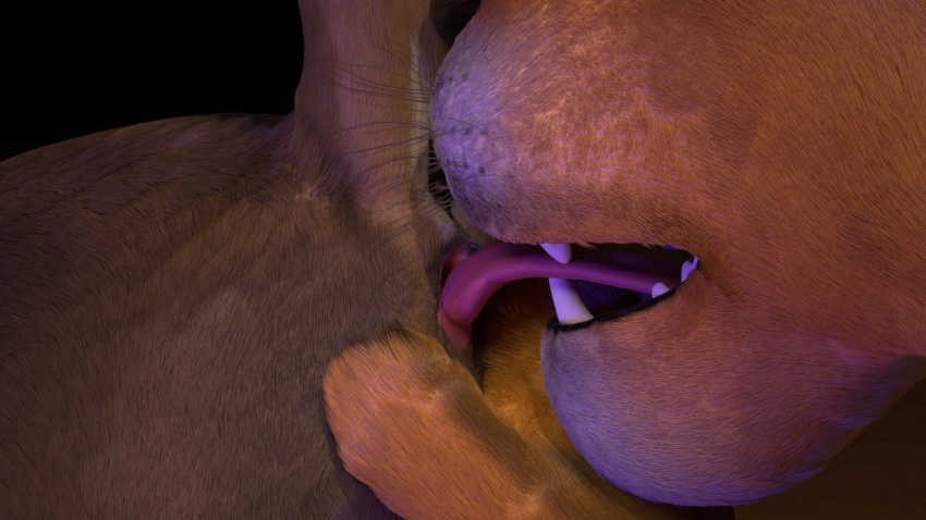 3d 3d_(artwork) animal anus bigcat cunnilingus digital_media_(artwork) duo felid feline female feral fur hair hi_res licking lion male male/female mammal oral pantherine realistic ruark sex tongue tongue_out vaginal_penetration