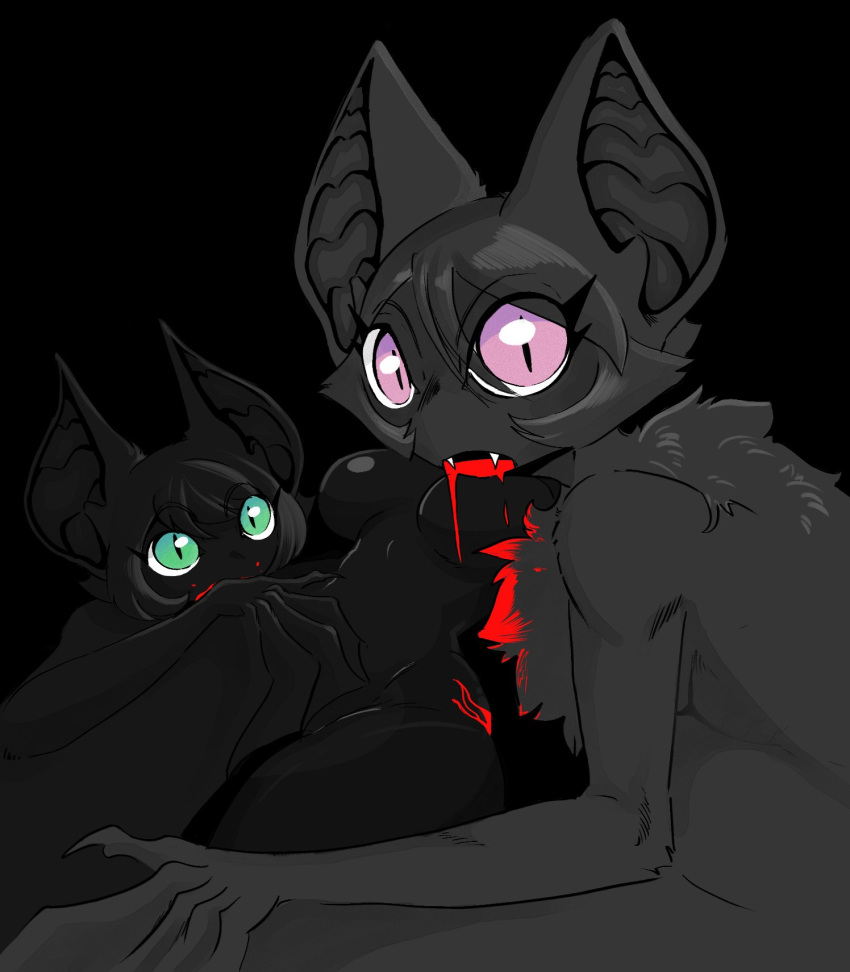 adopted_(lore) adopted_daughter_(lore) adoptive_mother_(lore) agatha_(noirchaton4) amphibian anthro back_tuft bat big_breasts biped blood blood_drip blood_in_mouth blood_on_chest bob_cut bodily_fluids breasts chest_tuft covering covering_mouth curvy_female darkness drinking drinking_blood dripping eye_through_hair featureless_breasts female female/female frog front_view green_eyes grefina_(noirchaton4) greyscale grimdark group hair hi_res leaf-nosed_bat looking_at_viewer looking_back looking_back_at_viewer lying_on_ground mammal membrane_(anatomy) membranous_wings microbat monochrome noirchaton4 non-mammal_breasts pink_eyes rear_view side_boob simple_background slim_female small_breasts thick_thighs translucent translucent_hair tree_frog trio tuft vampire_bat wide_eyed wide_hips winged_arms wings yangochiropteran