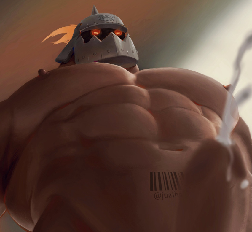 balls bara big_muscles boner cum erection guilty_gear helmet helmet_only juziha666 male male_only muscles muscular nude orgasm penis potemkin solo solo_male