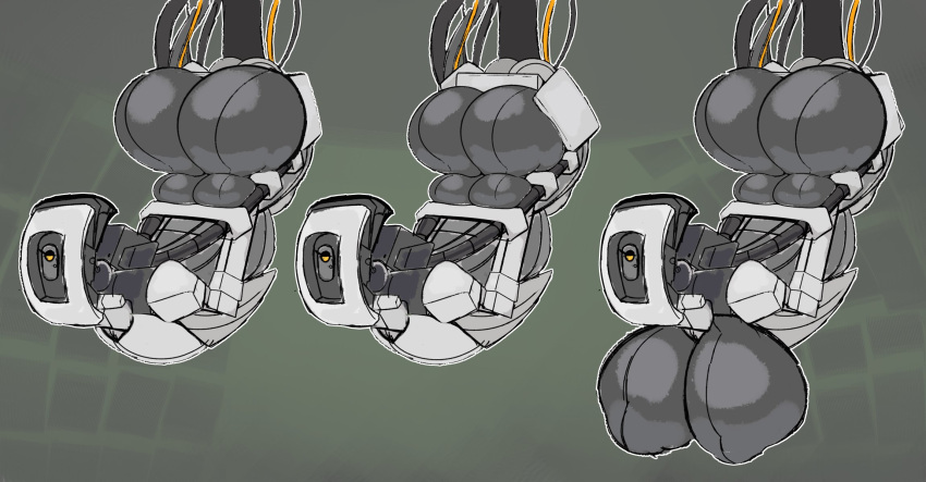 big_ass breastless casual_nudity doodlewill female female_only glados glados_(central_core) huge_ass huge_breasts nude portal_(series) robot robot_girl valve valve_(company)