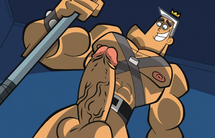 balls brown_body drawfag drawthread_request edit edited erection gay genitals harness jorgen_von_strangle male male_only nipples penis retracted_foreskin screencap screenshot screenshot_edit smiling straight_hair tan_skin the_fairly_oddparents uncut unknown_artist white_hair yaoi