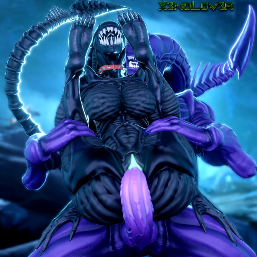 1:1 2021 3d_(artwork) absurd_res alien alien_(franchise) ass bald bald_female big_breasts big_butt big_penis black_body breasts claws collar detailed_background digital_media_(artwork) duo erection excella eyeless eyeless_female fangs female female_penetrated female_with_face_unlike_mammal female_xenomorph genitals glowing glowing_genitalia glowing_penis glowing_pussy grey_body hi_res huge_filesize humanoid humanoid_hands humanoid_on_humanoid knot male male/female male_penetrating male_penetrating_female monster muscular muscular_female muscular_male no_eyes nude open_mouth penetration penile penile_penetration penis penis_in_pussy purple_body pussy sex snakehead404 spikes spread_legs spreading teeth thekidxeno thick_thighs vaginal_penetration vein veiny_penis wide_hips widescreen xenomorph