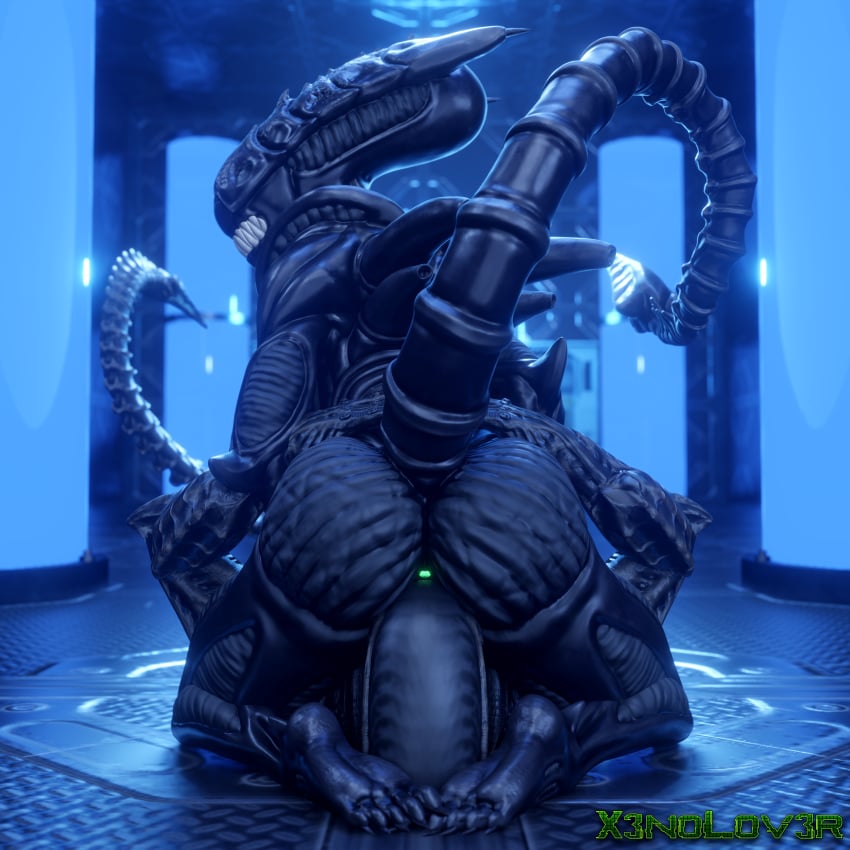 16:9 2022 3d_(artwork) absurd_res alien alien_(franchise) anus ass big_butt black_body breasts claws detailed_background digital_media_(artwork) duo excella eyeless facesitting fangs featureless_breasts feet female female_xenomorph fingers glowing glowing_anus grey_body hi_res huge_filesize humanoid humanoid_hands humanoid_on_humanoid long_tail male male/female male_xenomorph mammal monster muscular muscular_female muscular_male no_nipples nude teeth thekidxeno thick_thighs widescreen x3no xenomorph