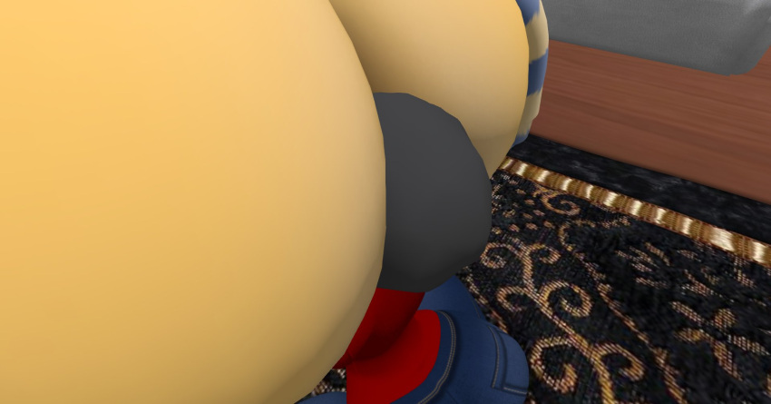 2022 3d 3d_(artwork) 3d_model animal_crossing ankha ankha_(animal_crossing) ankha_(hazeker) anon ass big_ass bubble_butt doubutsu_no_mori hazeker huge_ass nairu_(doubutsu_no_mori) nintendo tagme zer0264