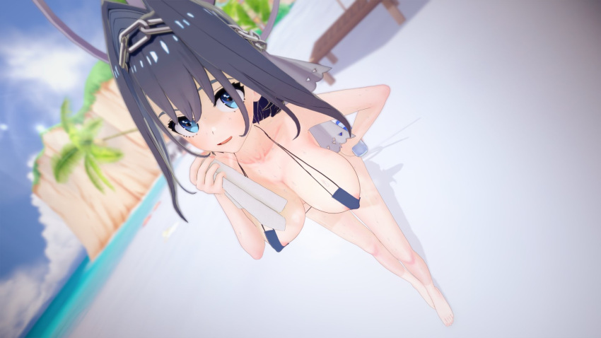 3d bikini hololive hololive_english hololive_english_-council- hololive_english_-promise- ouro_kronii tagme virtual_youtuber wataamage