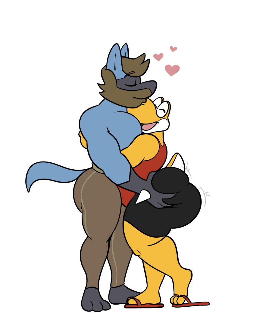 big_ass bubble_butt cole_(colelucario) colelucario lucario pokemon pokemon_(species) tagme tanookers