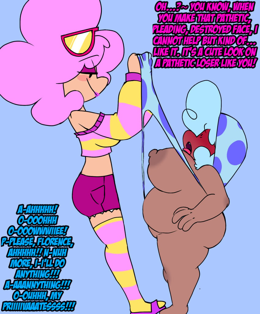 2girls ass battle_for_dream_island begging_to_stop breasts bubble_(bfdi) bullying chubby embarrassed embarrassed_nude_female female flower_(bfdi) humanized interracial lesbian lesbians multiple_girls name_calling nonconsensual object_shows pain panties picknpull sadism tagme use_the_correct_tags_you_fucking_ape wedgie