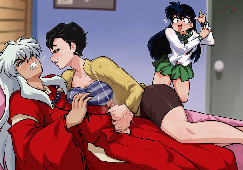 1boy 2girls aldharoku cheating cheating_boyfriend cheating_husband cheating_mother cucked_by_mother cuckquean daughters_boyfriend femdom girlfriends_mother green_skirt handjob in-lawcest inuyasha inuyasha_(character) kagome's_mother kagome_higurashi mature_female milf mother-in-law mother-in-law_and_son-in-law mother_and_daughter mother_and_daughters_boyfriend netorare ntr older_female older_woman_and_teenage_boy school_uniform schoolgirl schoolgirl_uniform son-in-law straight teenage_boy teenage_girl teenager teenagers tomboy tomboy_milf yellow_clothing yellow_jacket