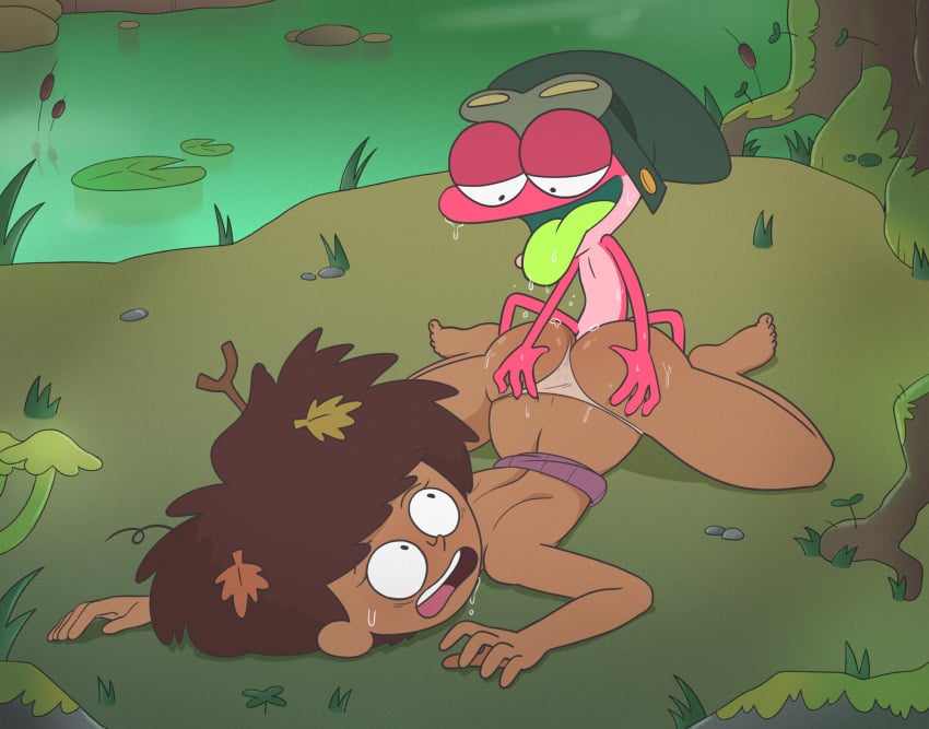 amphibia anne_boonchuy ardidon big_ass bikini_tan blushed disney feet female furry penetration sex skirt_up sprig_plantar surprised surprised_expression sweating thick_ass thick_legs tight_underwear tongue tongue_out underwear unwanted_cumshot