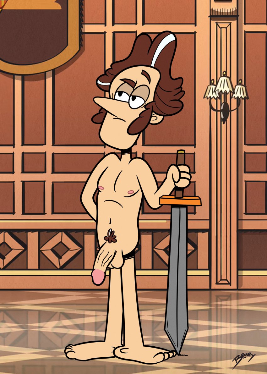 1600_lynn_sr. 1boy balls boney_(artist) circumcised male male_only naked netflix nude onlyboney penis sword tallywhacker the_loud_house the_loud_house_movie weapon