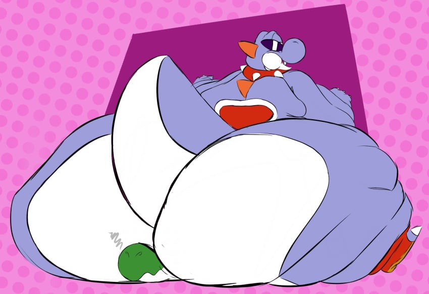 big_ass bigballoondork boshi bubble_butt excessive_size fat huge_ass mario_(series) super_mario_rpg tagme yoshi