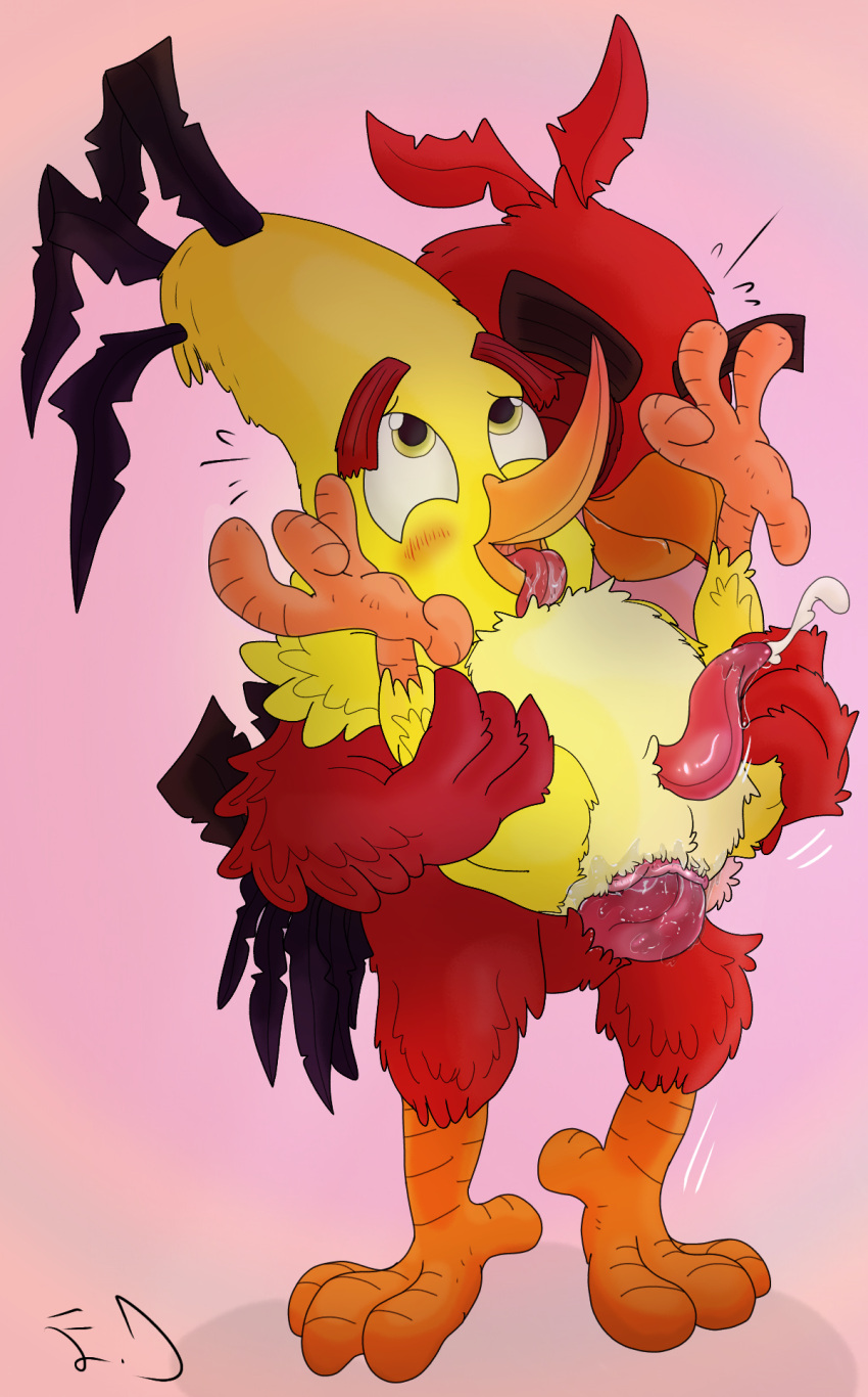 2boys anal_sex angry_birds avian bird chuck_(angry_birds) columbia_pictures digital_media_(artwork) gay male male/male male_only nietvart red_(angry_birds) rovio rovio_entertainment sega sony the_angry_birds_movie yaoi