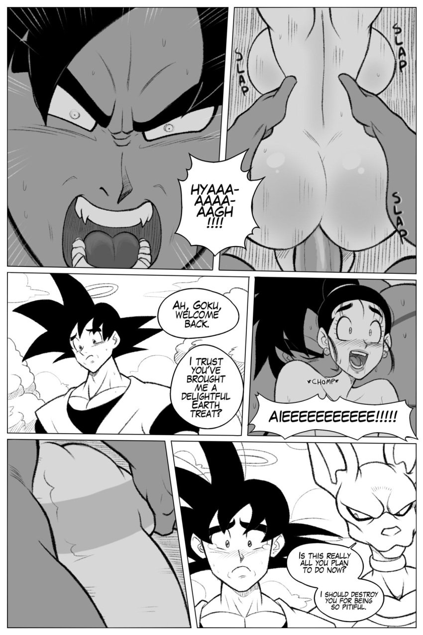 1boy1girl 1girls 3boys ass beerus big_ass big_penis broly broly_(dragon_ball_super) cheating cheating_wife chichi cuckold cum dragon_ball dragon_ball_super dragon_ball_z human interspecies mature_female milf muscular muscular_cuck muscular_male penetration pleasure_face pranky rough_sex saiyan son_goku