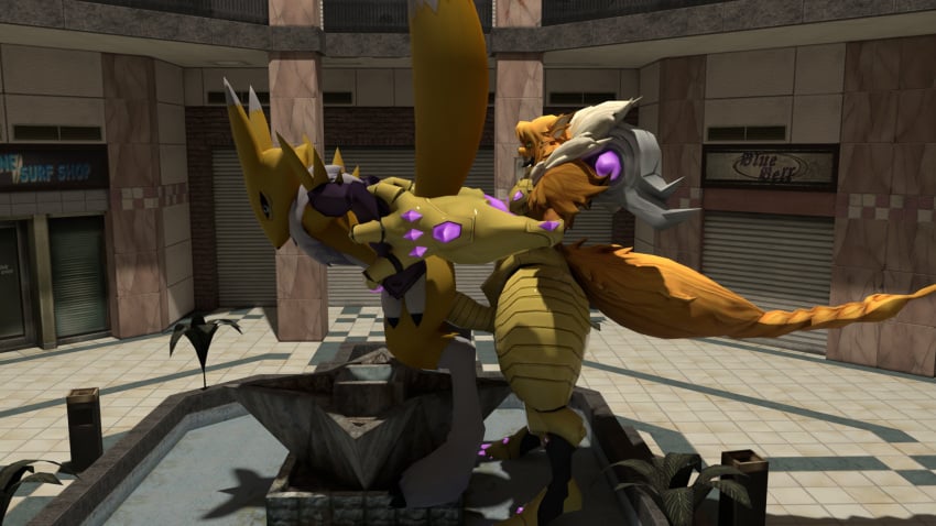 anthro bandai_namco digimon digimon_(species) digimon_adventure_tri. female hi_res male male/female raguelmon renamon