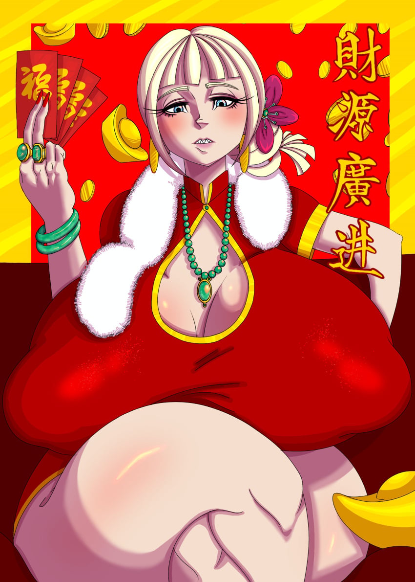 1girls annette_(goodhorny69) big_breasts boob_window breasts busty chinese_clothes chinese_new_year cleavage enormous_breasts female female_only giant_breasts gigantic_breasts ginormous_breasts goodhorny69 huge_breasts hyper_breasts large_breasts massive_breasts sitting voluptuous voluptuous_female