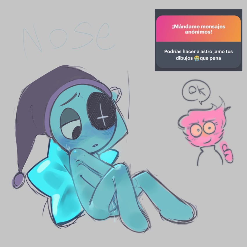 astro_(dandy's_world) cowacase_(artist) dandy's_world nsfw nude pillow roblox roblox_game self_upload tagme touching_self