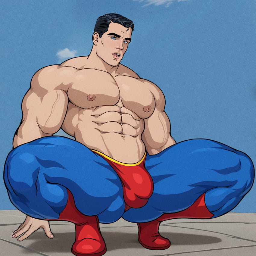 1boy avisgents clark_kent male male_focus male_only solo solo_focus solo_male superman superman_(clark_kent) superman_(series) tagme