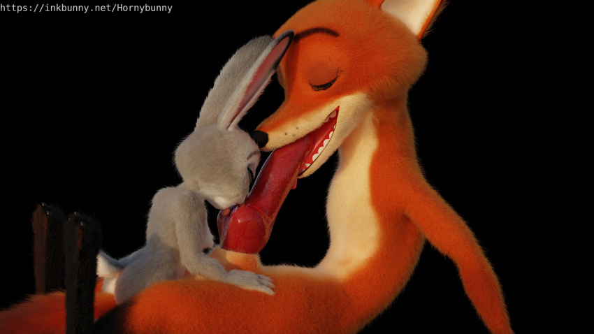 16:9 4k absurd_res anthro autofellatio big_penis canid canine collaborative_autofellatio disney duo erection female flat_chest fox genitals hi_res hornybunny judy_hopps lagomorph leporid male male/female mammal masturbation nick_wilde oral oral_masturbation penile penile_masturbation penis rabbit small_but_hung text url widescreen zootopia