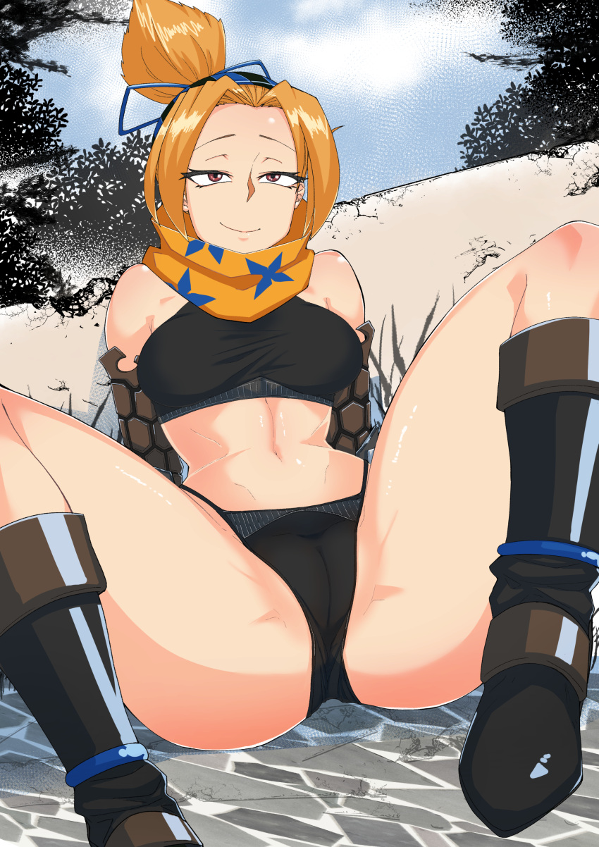 1girls cameltoe overlord_(maruyama) spread_legs tagme tia_(overlord) zeiminarai