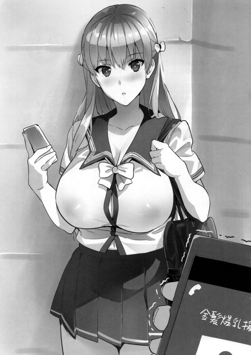 1girls big_breasts breasts breasts busty curvaceous curvy curvy_body curvy_female curvy_figure female female_focus huge_breasts large_breasts mariana_princilla reco_love school_uniform schoolgirl schoolgirl_uniform takeda_hiromitsu voluptuous