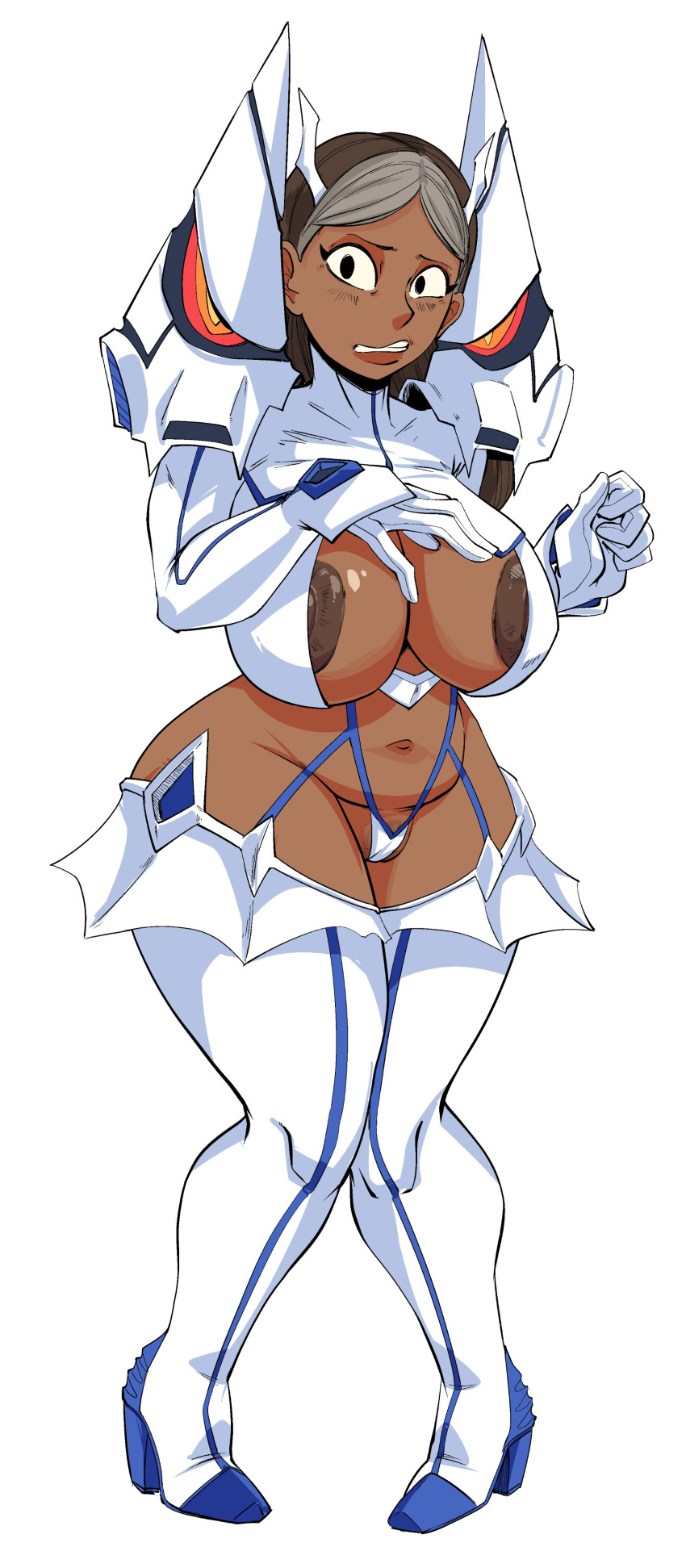 1girls 2022 big_breasts big_nipples box_chan breasts brown_eyes cartoon_network cosplay dark-skinned_female dark_skin female female_only huge_breasts huge_nipples indian indian_female junketsu kill_la_kill kiryuuin_satsuki_(cosplay) large_breasts large_nipples long_hair mature_female milf priyanka_maheswaran solo solo_female standing steven_universe straight_hair thick_thighs thighs thunder_thighs wide_hips