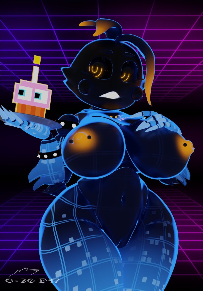 2022 3d 3d_(artwork) 8-bit absurd_res animatronic anthro areola avian big_breasts bird blue_body bracelet breasts candle chicken cupcake cupcake_(fnaf) digital_media_(artwork) female five_nights_at_freddy's five_nights_at_freddy's:_special_delivery five_nights_at_freddy's_2 five_nights_at_freddy's_ar fnaf galliform gallus_(genus) genitals geodat64 grid_layout hi_res highlights_(coloring) highscore_toy_chica_(fnaf) illumix jewelry machine mammal multicolored_body navel nipple_piercing nipples nude orange_areola orange_nipples pattern_background phasianid piercing pussy robot scottgames sharp_teeth simple_background solo teeth thick_thighs toy_chica_(fnaf) toy_chica_(love_taste) two_tone_body ultra_custom_night video_games