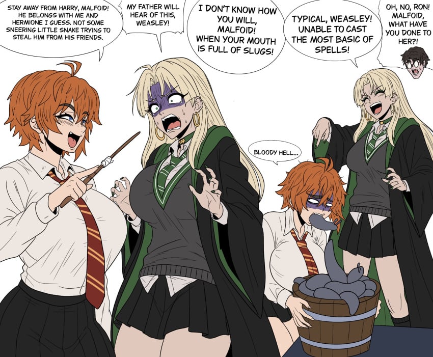 Draco Malfoy (Harry Potter) Rule 34 Image