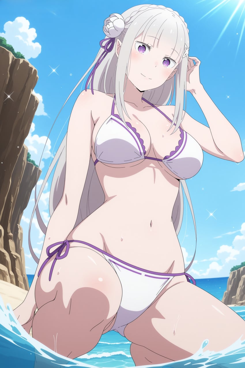 Emilia (Re:Zero) Rule 34 Image