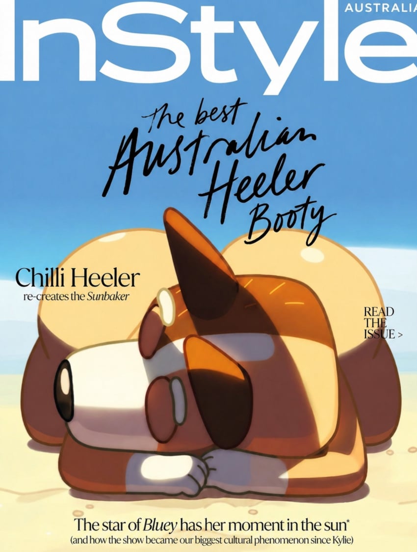 Chilli Heeler (Bluey (Series)) Rule 34 Image