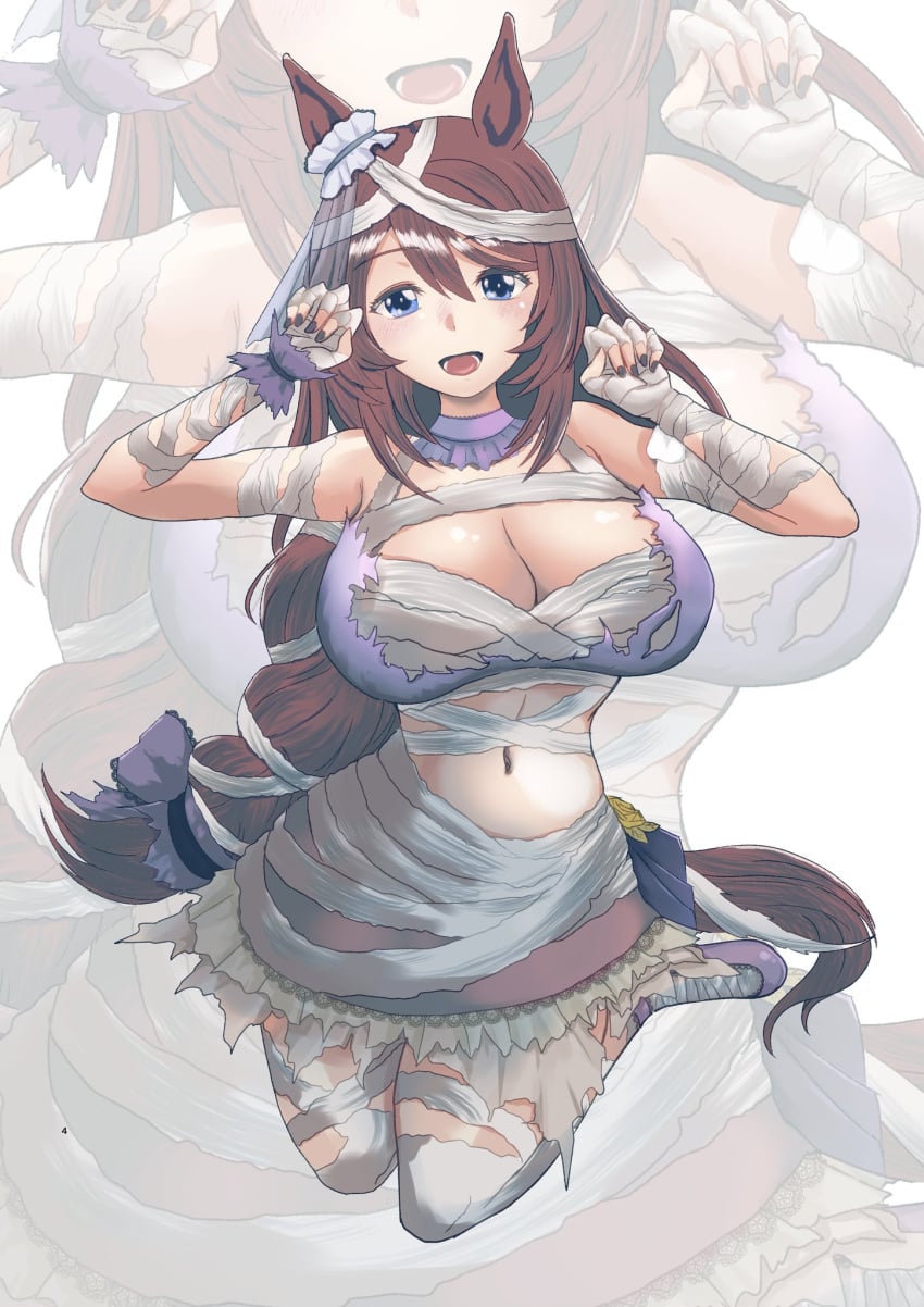 Super Creek (Chiffon-Wrapped Mummy) (Umamusume) Rule 34 Image