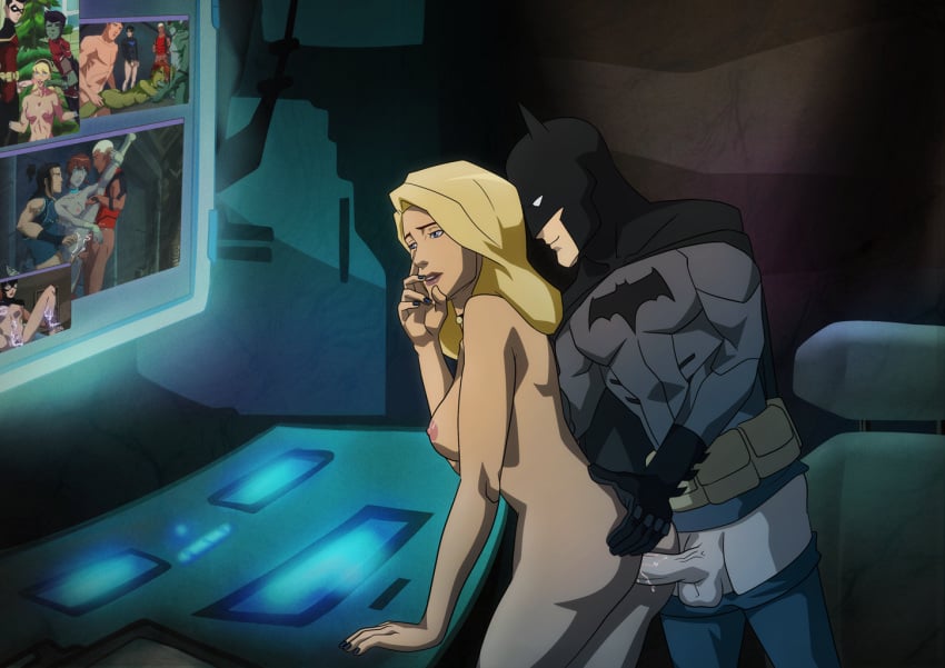 alpha_male animal_ears aquagirl aqualad ass ass_grab background balls barbara_gordon bat_ears batcave batgirl batgirl_(young_justice) batman batman_(series) beast_boy beast_boy_(young_justice) belt black_canary black_nails blonde_female blonde_hair blue_eyes bottomless bottomless_male brown_hair bruce_wayne cape cassandra_sandsmark clothed clothed_male clothed_male_nude_female clothed_sex computer conner_kent dc dc_comics dick_grayson dinah_lance doggy_style double_penetration elmrtev eyes fellatio female fingernails gloves glowing green_arrow_(series) green_skin grey_clothing groping hand_on_chin happy human human_only indoors interspecies kaldur'ahm kneeling kon-el la'gaan lagoon_boy leaning leaning_forward leg_up light-skinned_female light-skinned_male light_skin long_hair male mask miss_martian nail_polish neckwear nightwing nipples nude nude_female open_eyes oral pants pants_down penetration penis pupiless_eyes red_clothing red_hair robin_(dc) robin_(tim_drake) robin_(young_justice) sex short_hair sideboob smile standing standing_on_one_leg standing_sex superboy superboy_(conner_kent) tempest_(dc) threesome tim_drake white_eyes wonder_girl wonder_woman_(series) young_justice young_justice:_invasion