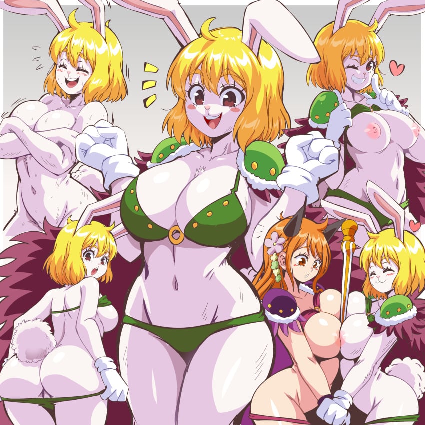 2022 2girls :3 ^_^ absurd_res anthro areolae ass beast_pirates_(cosplay) belly_button big_breasts big_butt bikini bikini_bottom_down bikini_lift bikini_top_lift blonde_eyebrows blonde_female blonde_hair blonde_hair_female blush blush_lines blushing blushing_female breast_press breast_to_breast breasts breasts_out breasts_to_breasts brown_eyes brown_eyes_female bunny_girl busty cape carrot_(one_piece) cleavage clima-tact closed_eyes clothed clothes_lift clothing collarbone convenient_censoring cotton_tail covering_breasts curvy dark_brown_eyes dat_ass duo exposed_breasts eyebrows eyelashes female female_only females_only fit_female floppy_ears flower flower_in_hair fur furry gloves green_bikini green_clothing hair hair_ornament hand_over_breast happy happy_female heart hi_res holding_hands horns human index_finger_raised lagomorph large_breasts leporid lewdamone looking_at_viewer lowleg lowleg_bikini lowleg_panties mammal mink minkmen_(one_piece) multiple_poses nami nami_(one_piece) navel nervous_smile nipples nude object_between_breasts one_piece open_mouth orange_eyebrows orange_hair orange_hair_female panties panties_down pink_flower post-timeskip purple_bikini purple_cape purple_clothing rabbit rabbit_ears rabbit_humanoid rabbit_tail removing_bikini removing_clothing short_hair short_tail shoulder_pads smile solo_focus spoken_heart symmetrical_docking tail thick_thighs voluptuous voluptuous_female white_body white_ears white_fur white_gloves white_tail wink winking_at_viewer