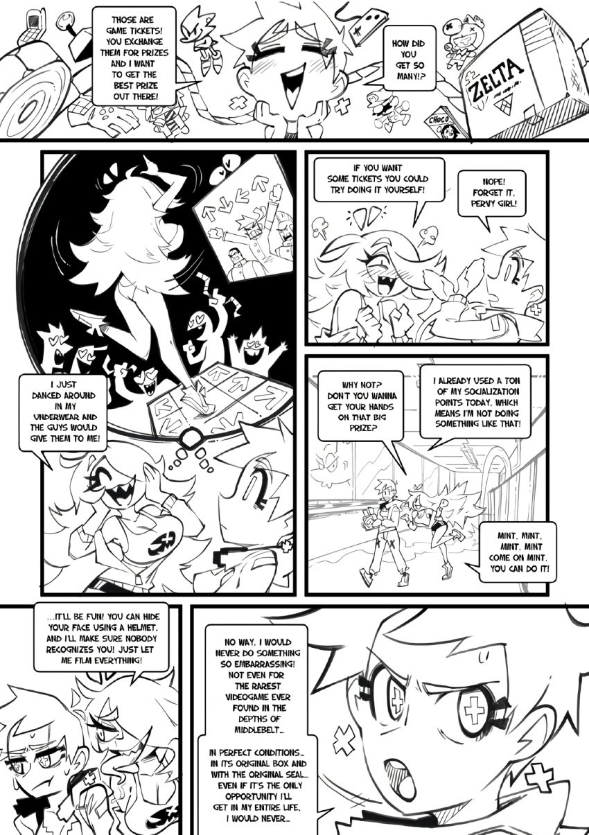 comic english_text female gerph mint_(skarp_world) monochrome page_10 skarp_world skarpne_(skarp_world) tagme text