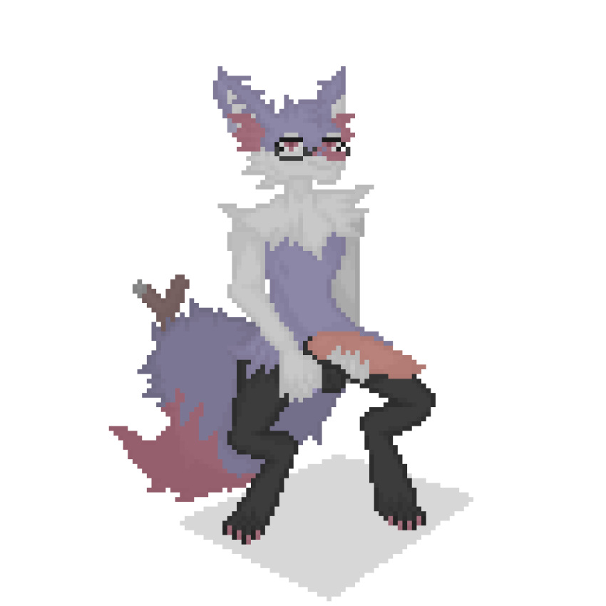 1:1 animal_genitalia animal_penis animated anthro big_penis braixen cocky_smile digital_media_(artwork) fan_character fur genitals hi_res knot male male_only masturbation multicolored_body multicolored_fur nintendo penis pixel_(artwork) pixel_animation pokémon_(species) pokemon pokemon_(species) scar shiny_pokemon short_playtime solo thegreaterclaush video_games xue_(knotaproblem)