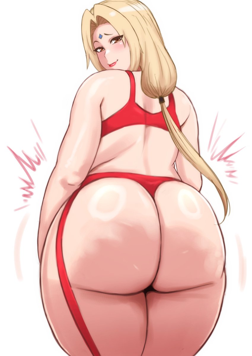 1girls alternate_version_available ass back_view big_ass big_butt blonde_female blonde_hair blush boruto:_naruto_next_generations bra brown_eyes bubble_ass bubble_butt butt child_bearing_hips clothing curvaceous curvy curvy_body curvy_female curvy_figure eye_contact fat_ass female female_focus female_only forehead_jewel forehead_mark highres hourglass_figure huge_ass huge_butt large_ass light-skinned_female light_skin lips lipstick long_hair looking_at_viewer looking_back makeup mature mature_female mature_woman milf narrowed_eyes naruto naruto_(classic) naruto_(series) naruto_shippuden pale-skinned_female pale_skin panties partially_clothed pink_lips pink_lipstick ponytail pose posing presenting_ass presenting_butt red_bra red_panties red_thong seductive seductive_look shiny_skin shounen_jump smile smiling_at_viewer solo solo_female solo_focus standing thick_thighs thighs thong tied_hair tsunade underwear voluptuous wide_hips zxcv