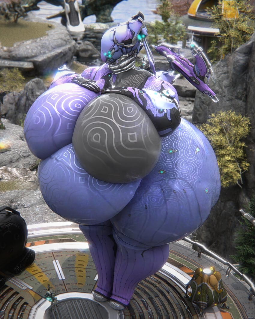 bbw big_ass big_breasts breasts bubble_butt cleavage fat female huge_ass huge_breasts nova_(warframe) overweight qzk_forte thick_thighs warframe wide_hips