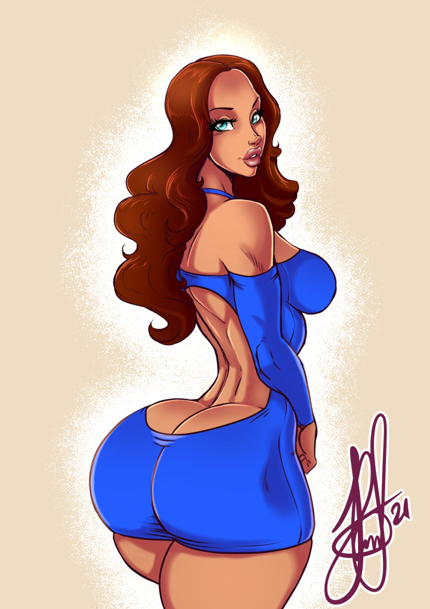 1girls alternate_version_available amelia_(kim_possible) amelia_rodriguez artist_name ass ass_cleavage ass_in_dress athletic big_ass big_butt breasts butt_crack curvaceous curves curvy curvy_female curvy_figure digital_art digital_sketch disney disney_channel eyebrows eyelashes eyes fanart fat_ass female female_focus female_only hair heels henrik-drake hhammerh hourglass_figure huge_ass kim_possible large_ass legs lips rsahnp short_hair signature solo tan_body tan_skin thick thick_legs thick_thighs thighs voluptuous waist wide_hips