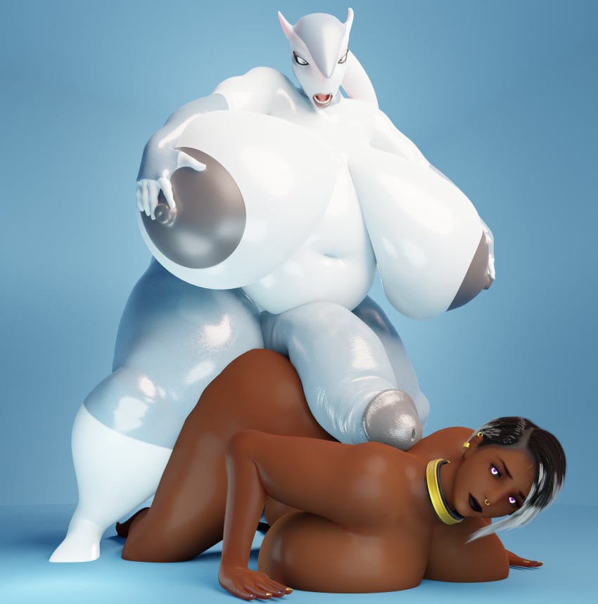 3d angry_face angyzinn bbw big_breasts big_butt blender chubby chubby_futanari dark-skinned_futanari dickgirl dickgirl/dickgirl fat fat_ass fat_butt furry furry_futa futa_on_futa futa_only futanari hair_grab head_grab hyper_breasts hyper_penis imminent_sex nude nude_futanari original_character pinup shark_fin shark_girl shark_humanoid shark_tail shark_teeth surprised sweat sweaty_body zinneera