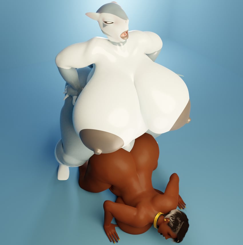 3d angry_face angyzinn bbw big_breasts big_butt blender chubby chubby_futanari dark-skinned_futanari dickgirl dickgirl/dickgirl fat fat_ass fat_butt furry furry_futa futa_on_futa futa_only futanari hair_grab head_grab hyper_breasts hyper_penis imminent_sex nude nude_futanari original_character pinup shark_fin shark_girl shark_humanoid shark_tail shark_teeth surprised sweat sweaty_body zinneera