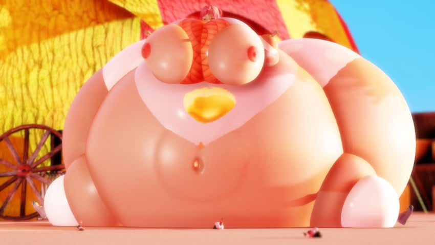 1girls aphro3d ass_bigger_than_head big_ass big_belly big_breasts breasts_bigger_than_head breasts_exposed breasts_out bubble_ass bubble_butt closed_eyes colossal_ass cupcakes doki_doki_literature_club exposed_breasts fat fat_woman female female_only gigantic_ass huge_ass huge_belly huge_breasts inflation inflation_fetish natsuki_(doki_doki_literature_club) obese obese_female pink_hair solo