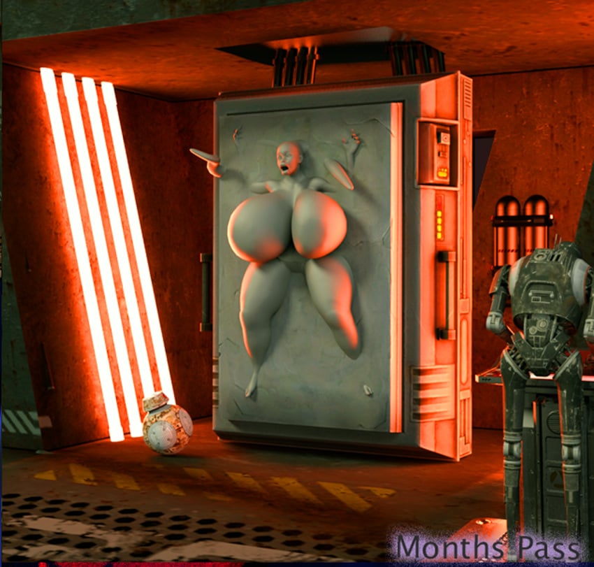 3d big_breasts bimbo bimbo_lips bimbofication carbonite encasement forced_feminization frozen gender_transformation genderswap_(mtf) gigantic_breasts han_solo huge_breasts hyper_breasts jackd22 species_transformation star_wars tagme twi'lek