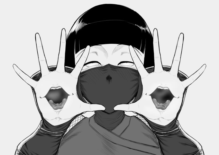 female female_only hand_mouth multi_mouth ninja twitter_username unusual_anatomy