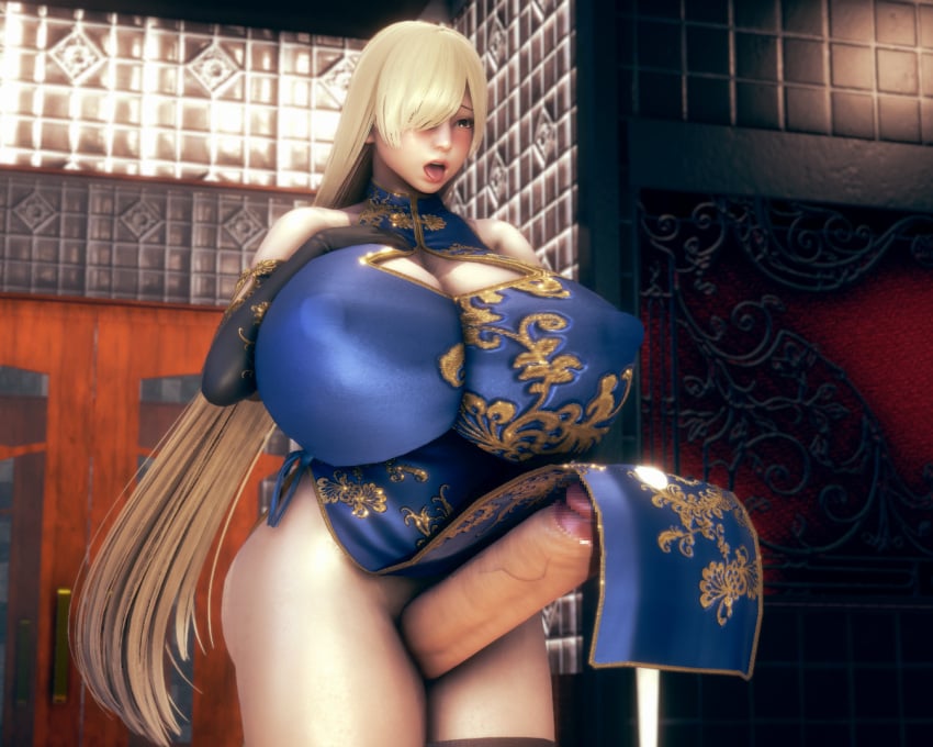 1futa 3d armwear big_breasts big_penis blonde_hair breasts busty cheongsam chinese_clothes chubby chubby_futanari covered_erect_nipples cum cum_through_clothes curvy curvy_body curvy_futa dickgirl elbow_gloves erect_nipples erect_nipples_under_clothes erect_penis futa_only futanari gigantic_breasts honey_select honey_select_2 huge_breasts huge_cock huge_penis kuikui large_breasts large_penis long_hair massive_breasts nipples original original_character penis solo solo_futa thick_penis thick_thighs thighhighs thighs veiny_penis