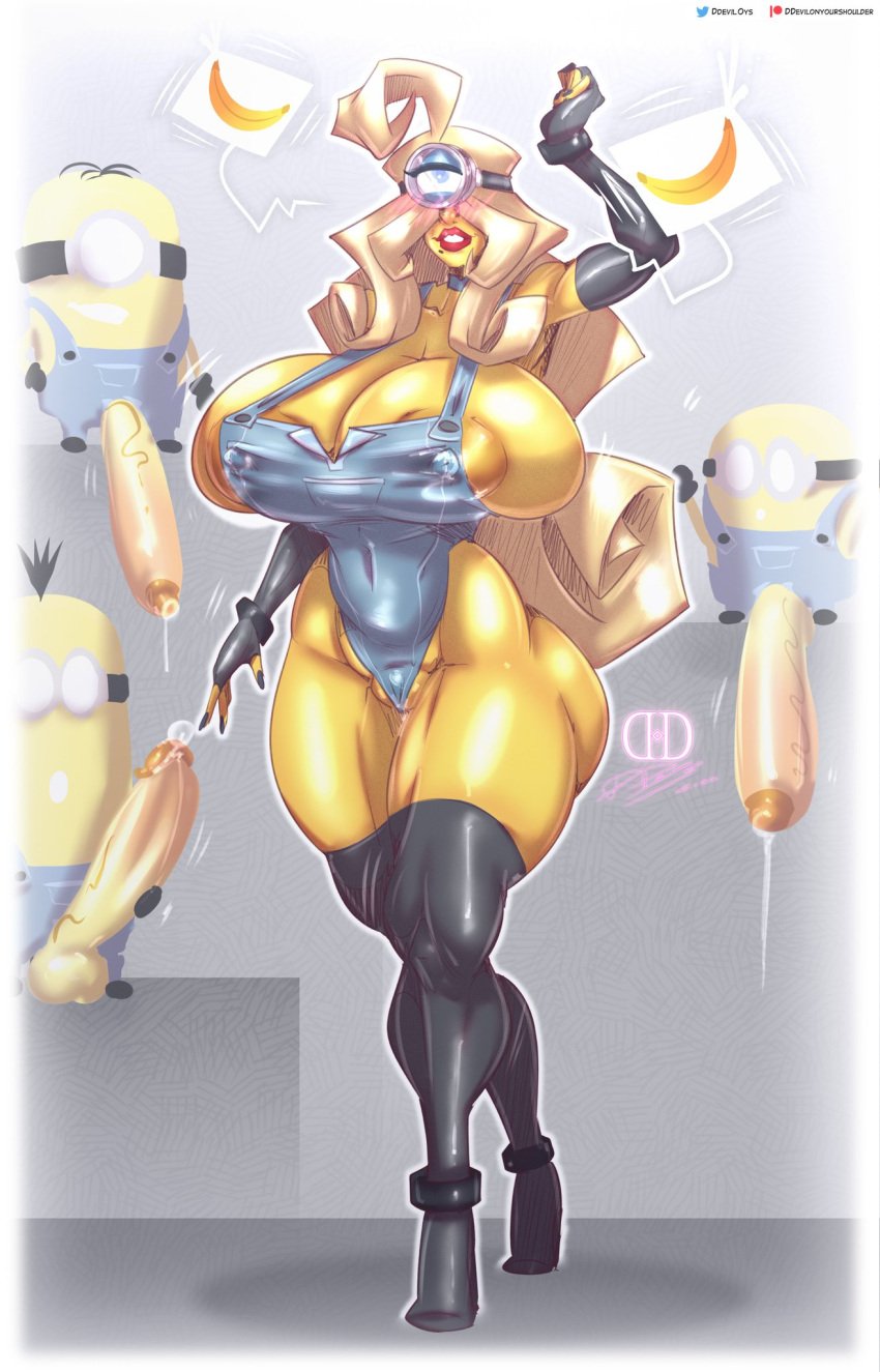 1girls alternate_version_available artist_name ass athletic athletic_female big_ass big_breasts bimbo bimbo_body breasts busty cleavage cute ddevil despicable_me female female_only fit fit_female hips hourglass_figure huge_ass huge_breasts human large_ass large_breasts legs light-skinned_female light_skin lips minion minions_(film) no_humans shiny shiny_skin short_hair solo thick thick_legs thick_thighs thighs toned toned_female upper_body voluptuous waist watermark wide_hips yellow_body yellow_skin